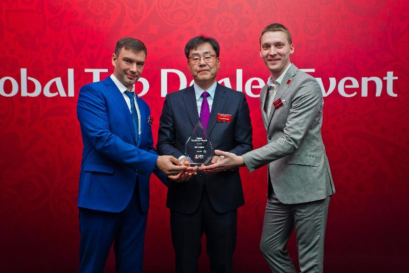 АВТОМАСТЕР получил Глобальную награду лучший дилер КIA «GLOBAL TOP DEALER AWARD»