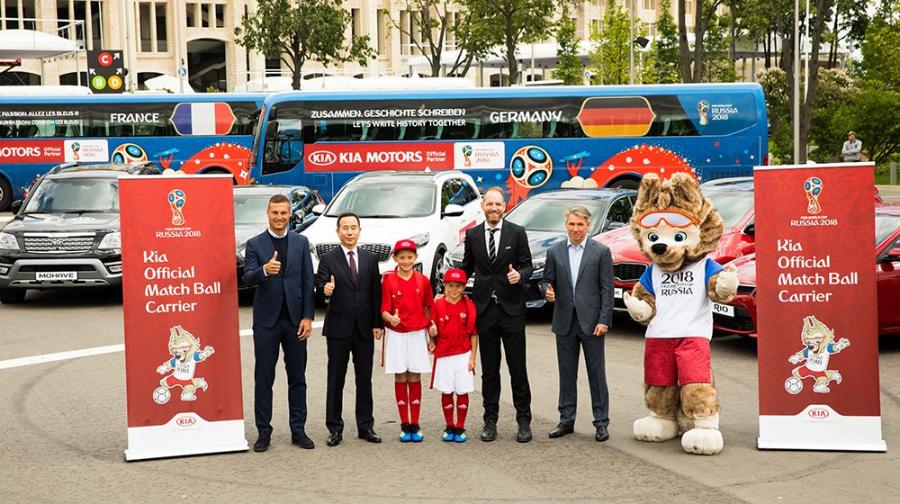 KIA Motors передала 424 автомобиля в официальный парк Чемпионата мира по футболу 2018 года
